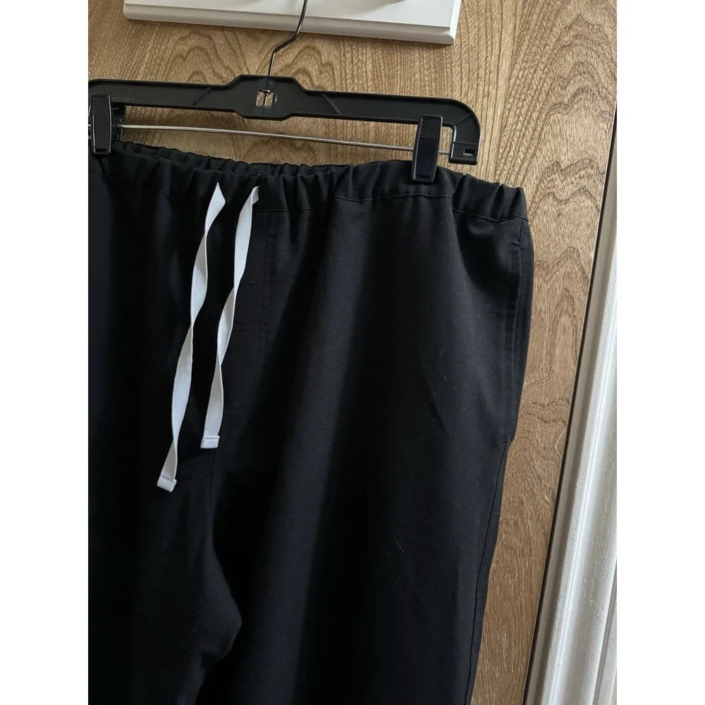 Figs Men’s Pisco Basic Scrub Pants™ Black Straight Leg XL Style FM4500 PO 1429